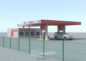 2D ограждения для АЗС и парковок в Саратове