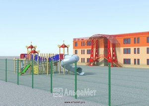 2D ограждения для школ и детских садов в Саратове